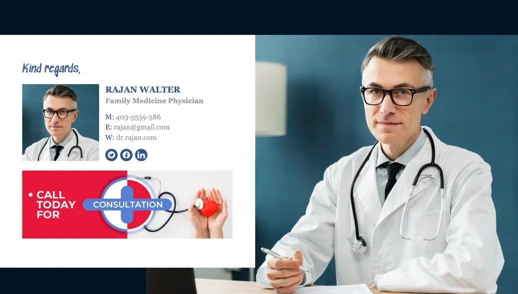 Email Signature for Doctors