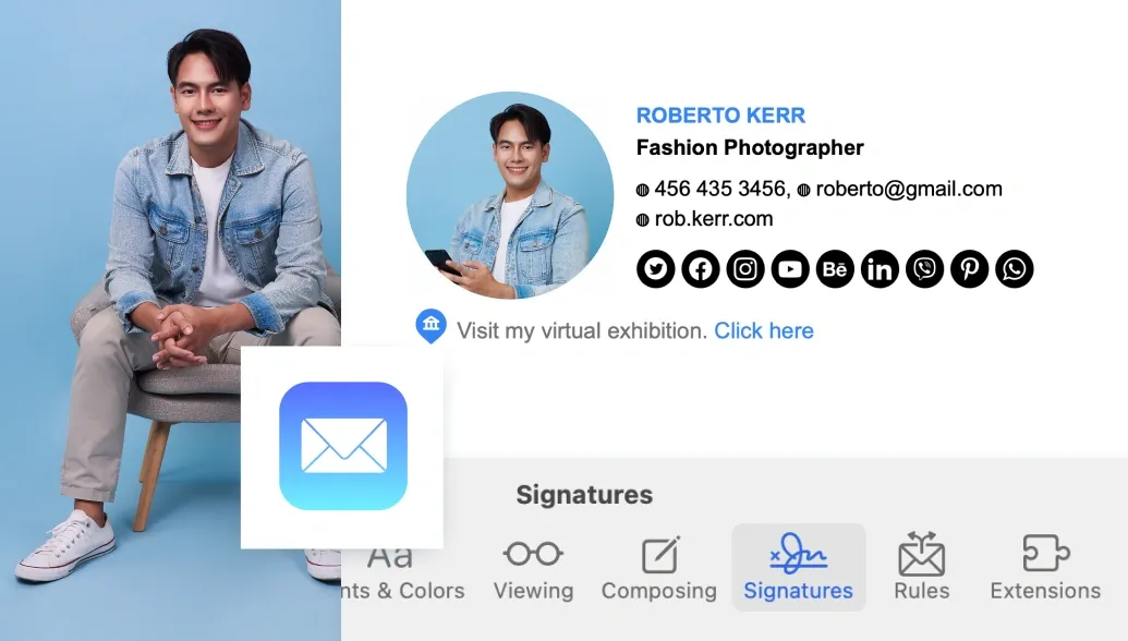 How to Add an Image to an Email Signature in Apple Mail