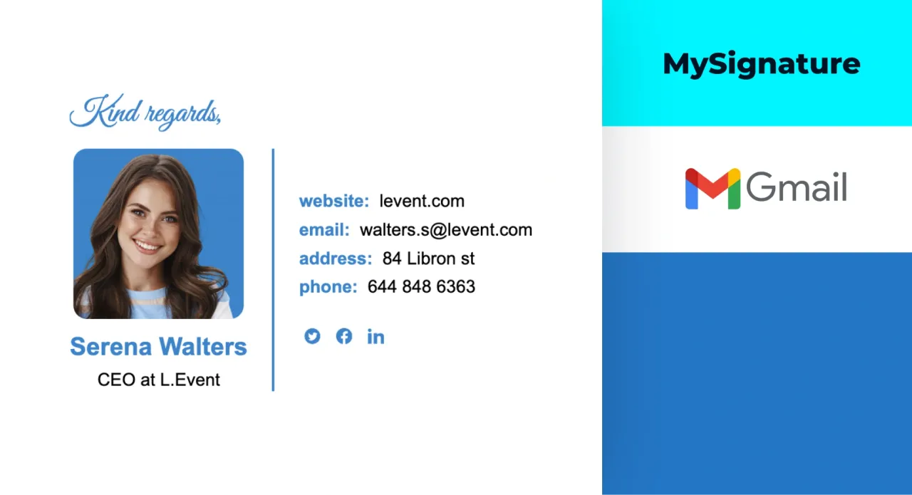 Create and set up a new email signature in minutes