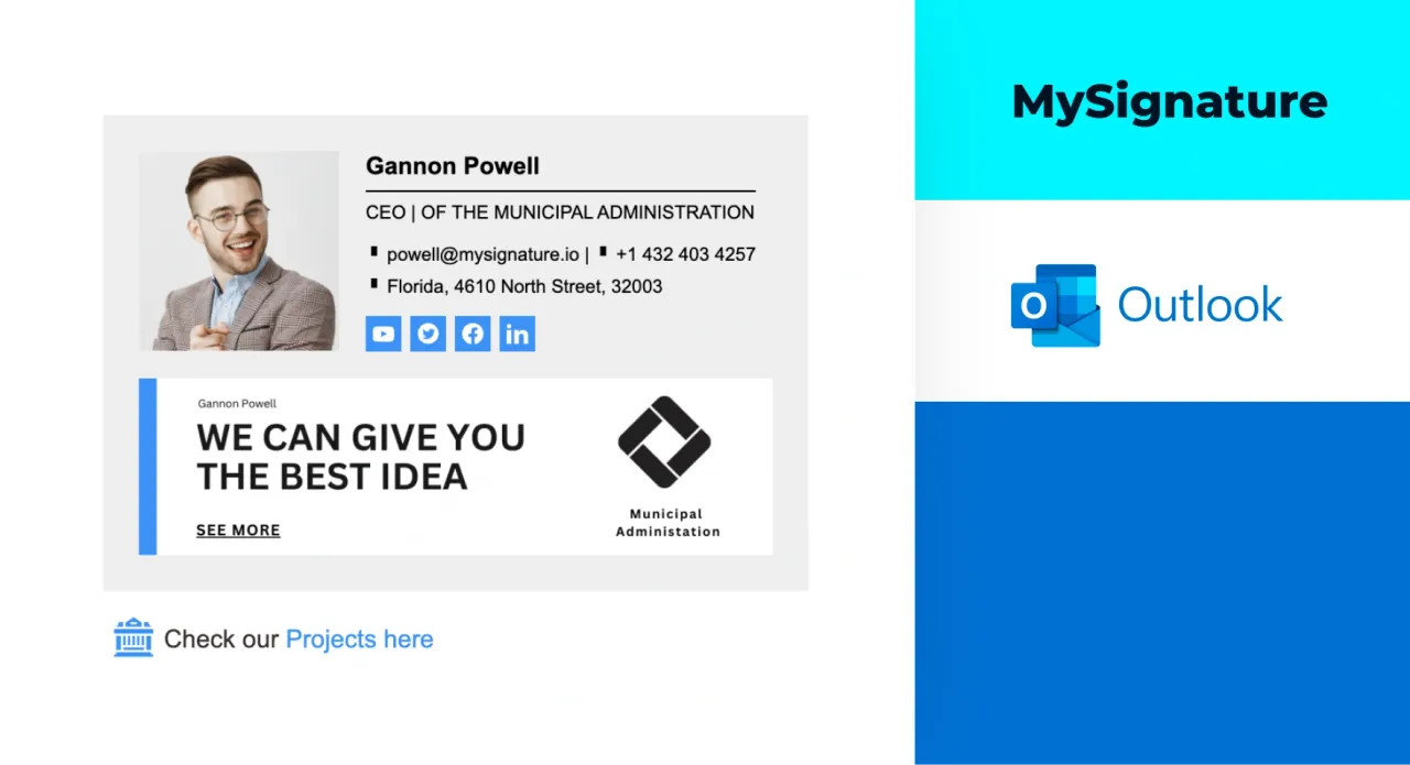 Create and set up a new email signature in minutes