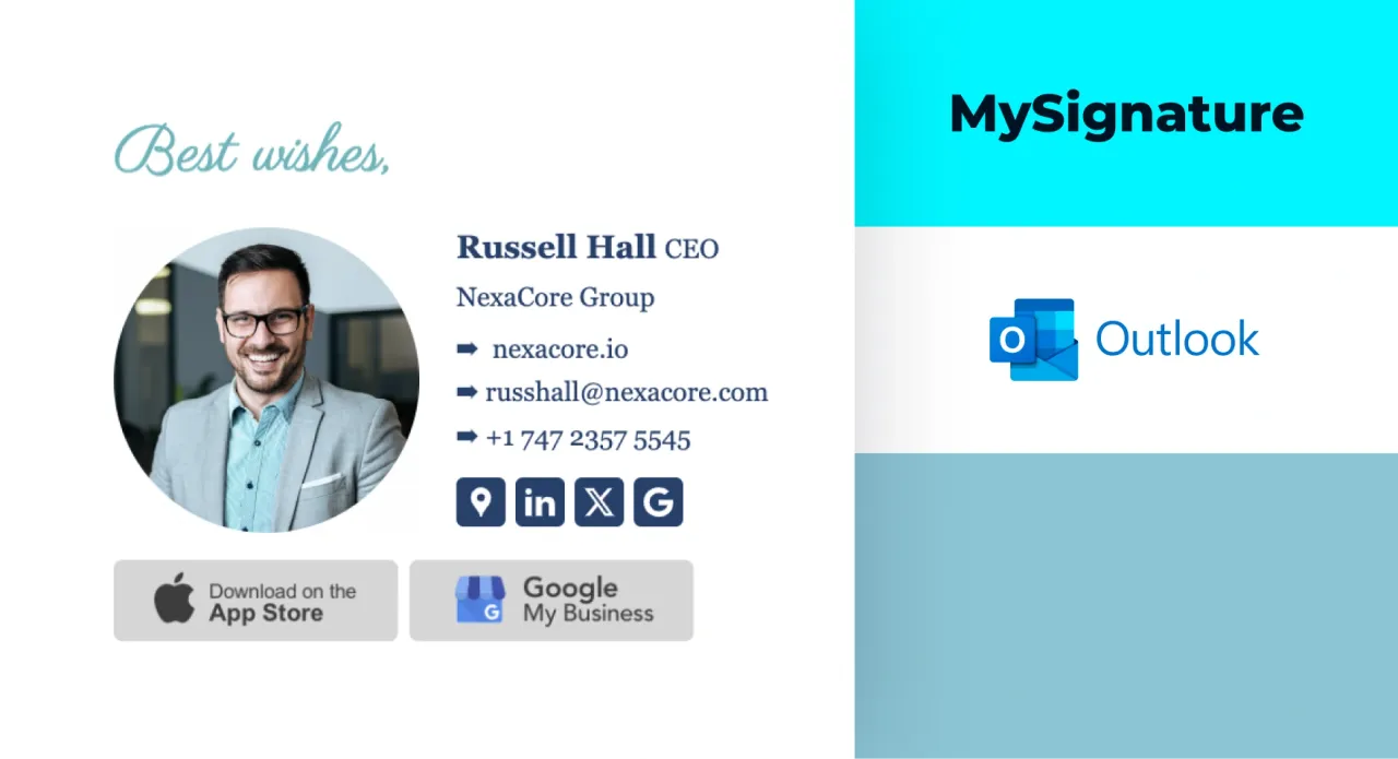 Create and set up a new email signature in minutes