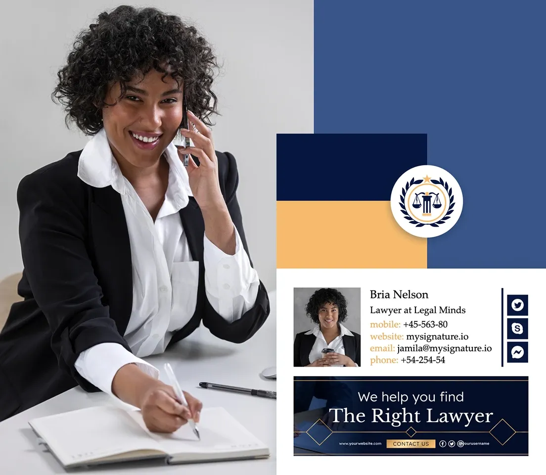 Attorney & Lawyer Email Signature Examples