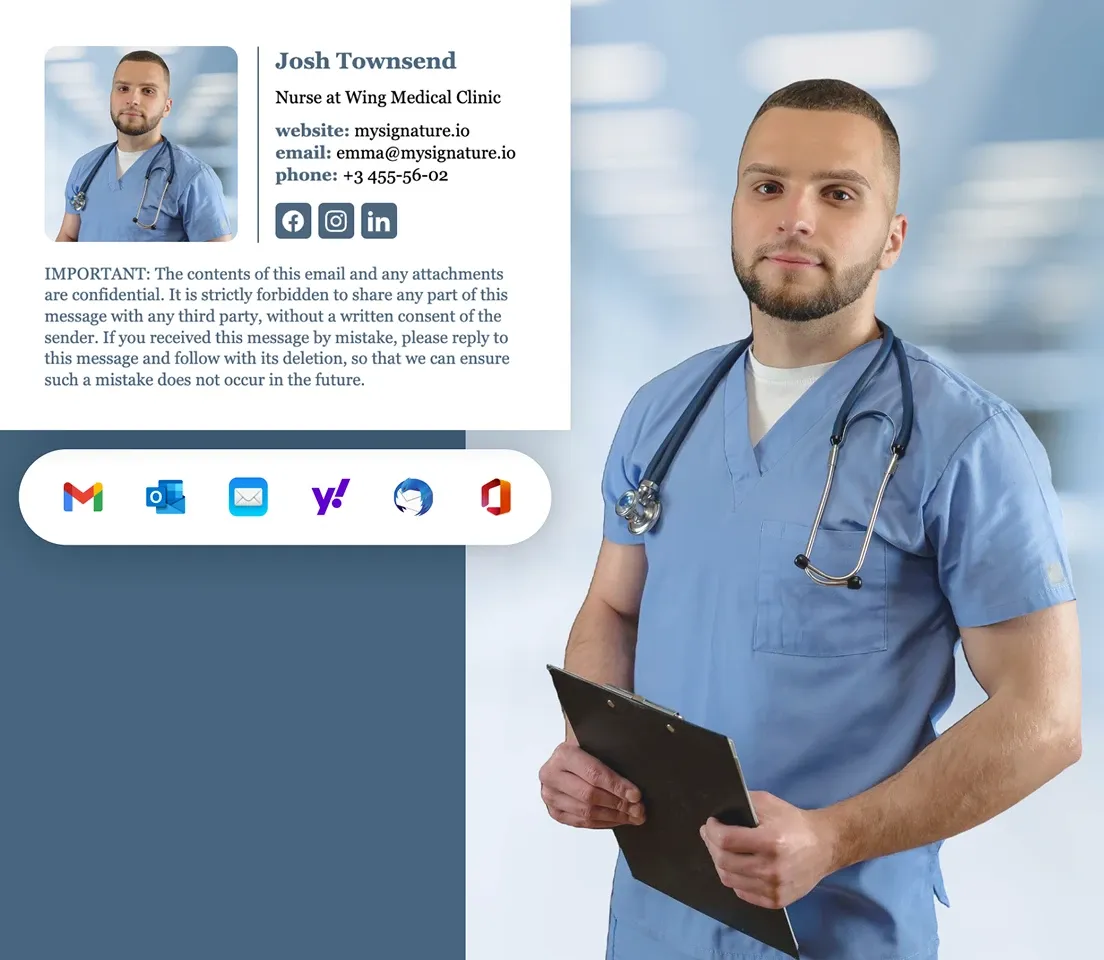 Email Signature For a Nurse with Examples