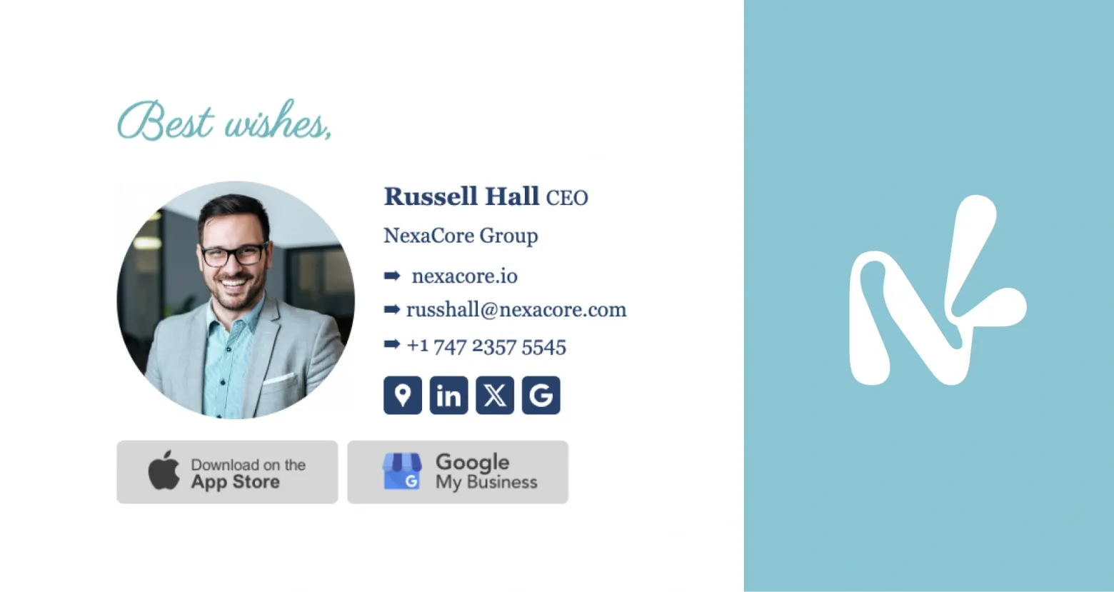 Create a professional Outlook signature in minutes