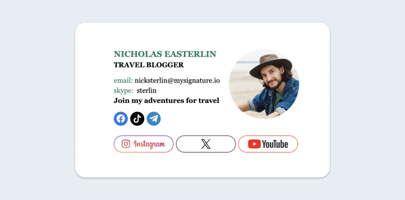 Examples of email signatures with phone numbers