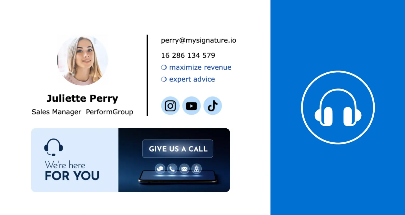 Want a professional email signature for Outlook?
