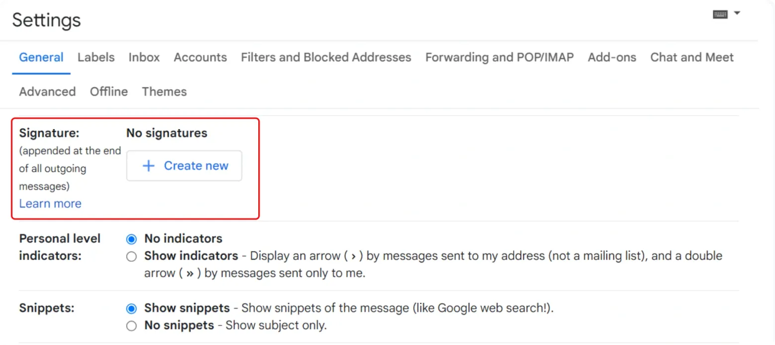 How to add multiple signatures in Gmail?