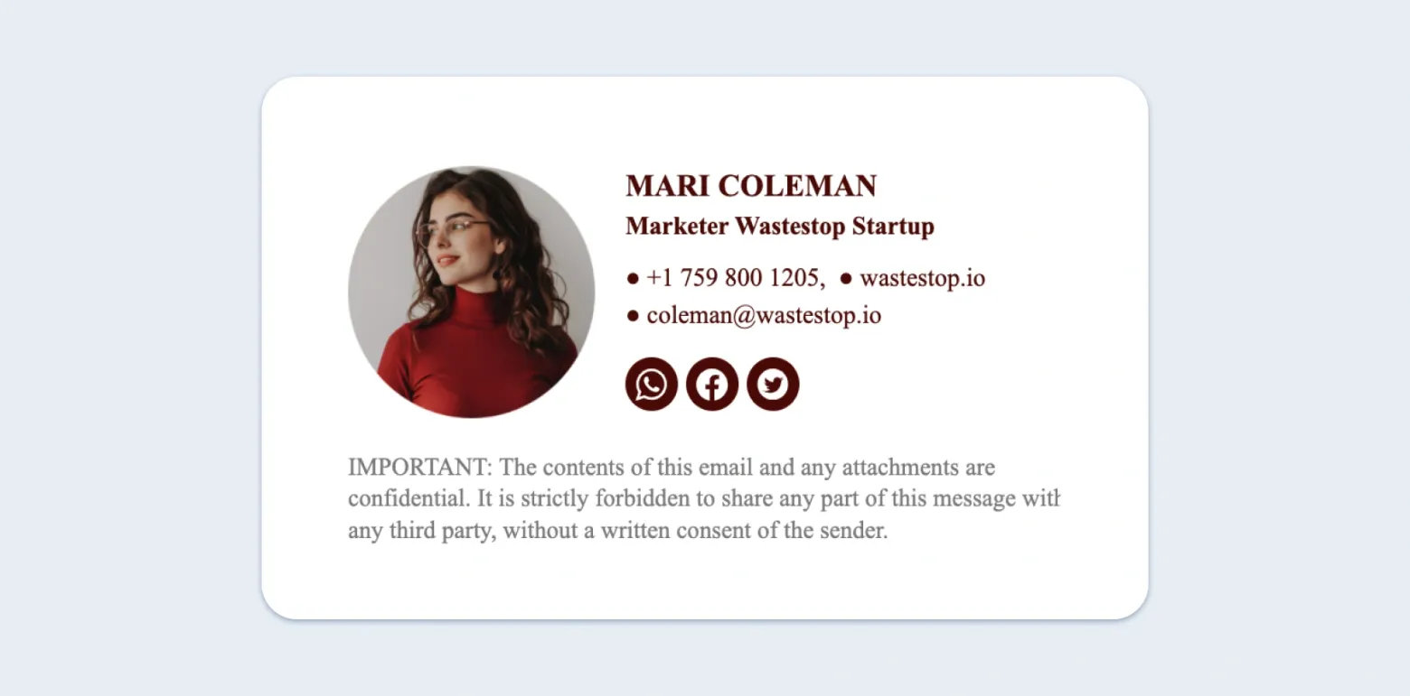 Examples of great email signatures