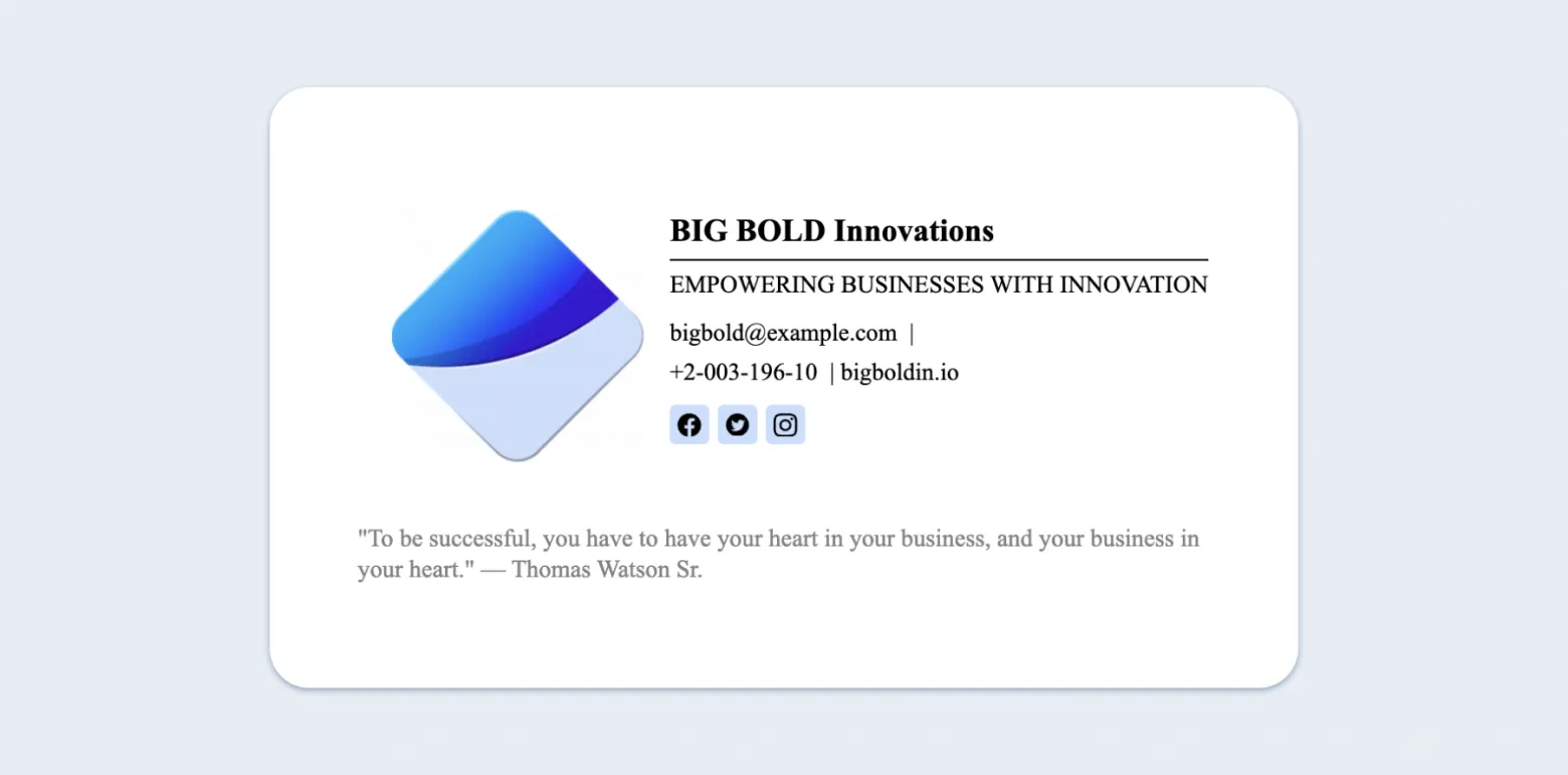 Examples of email signatures with quotes