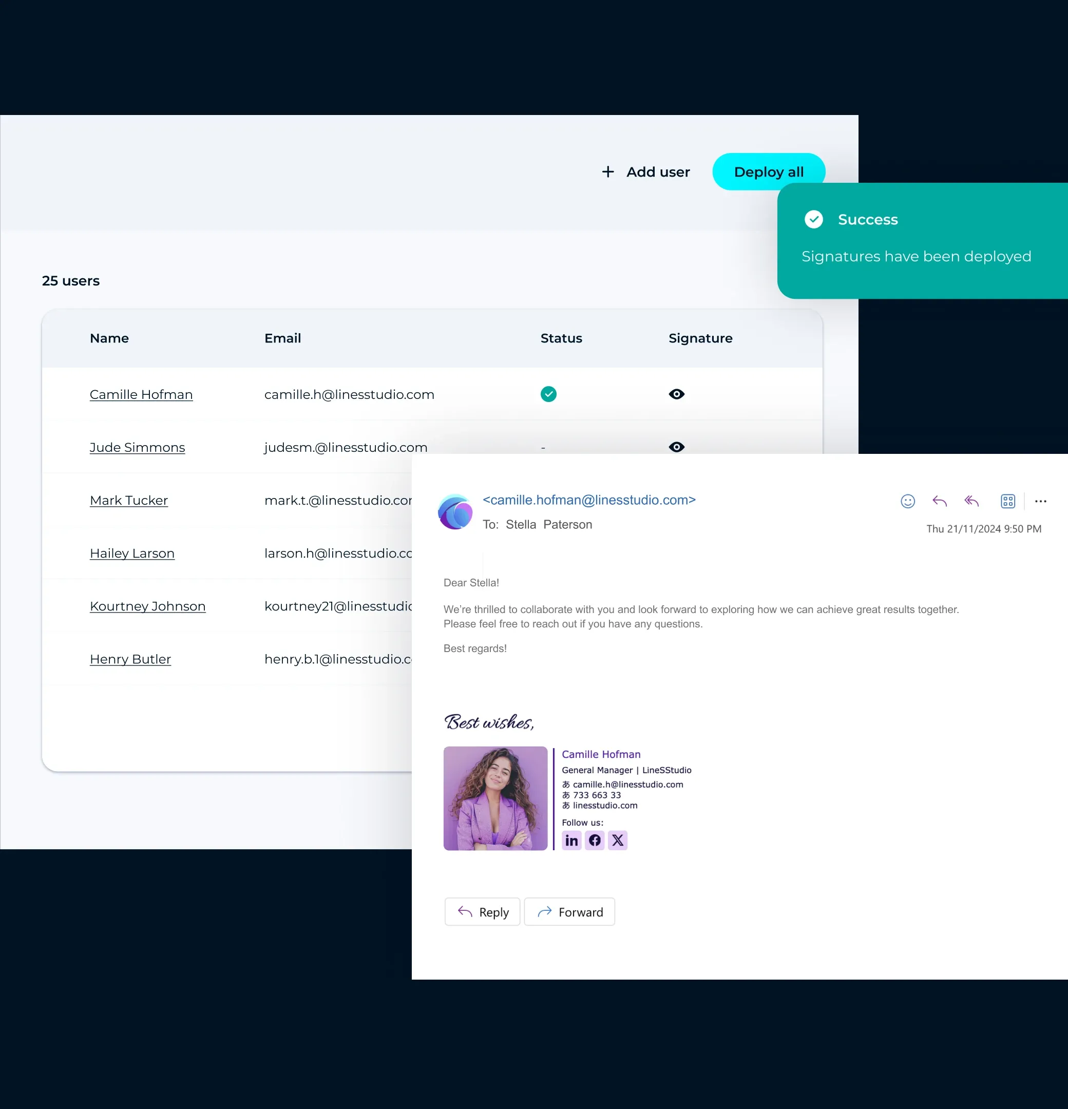 Bypass spam filters with our email signature solution