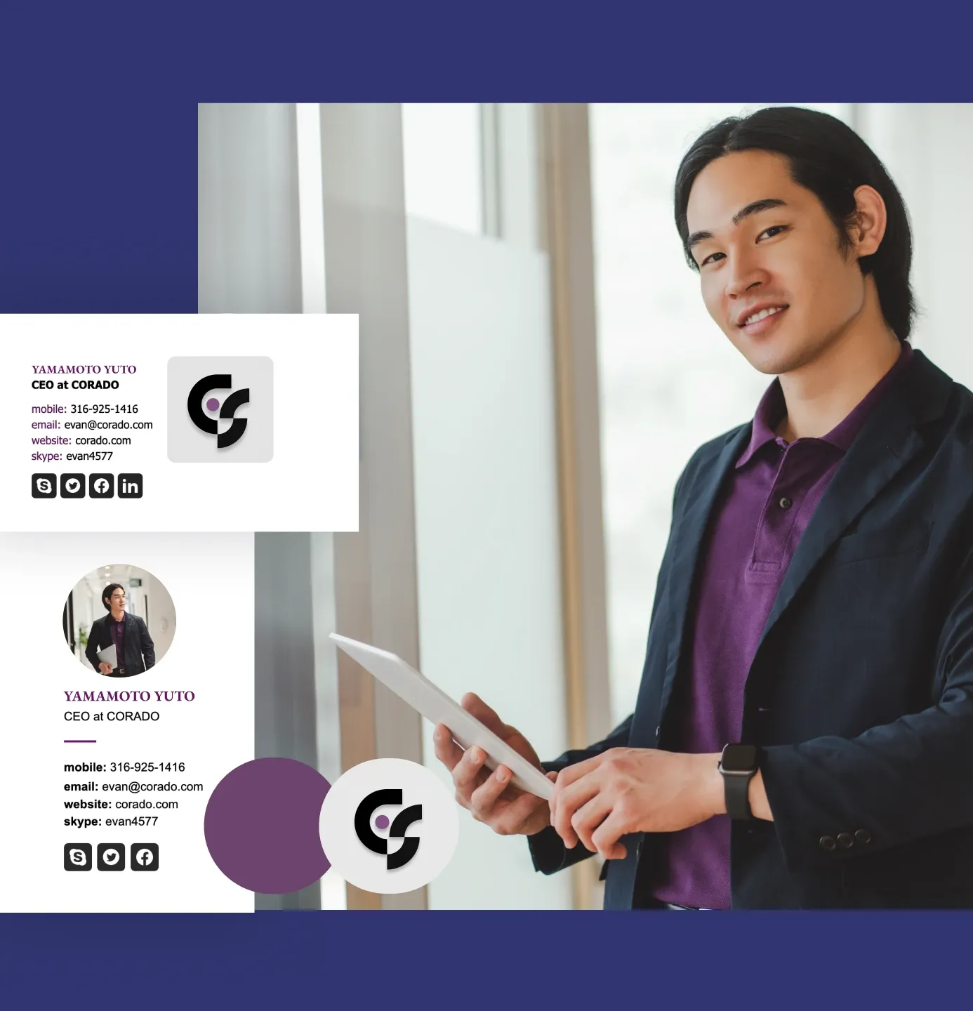 さまざまなメールテンプレートから選択