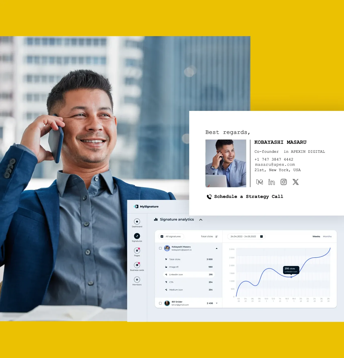 メール署名分析