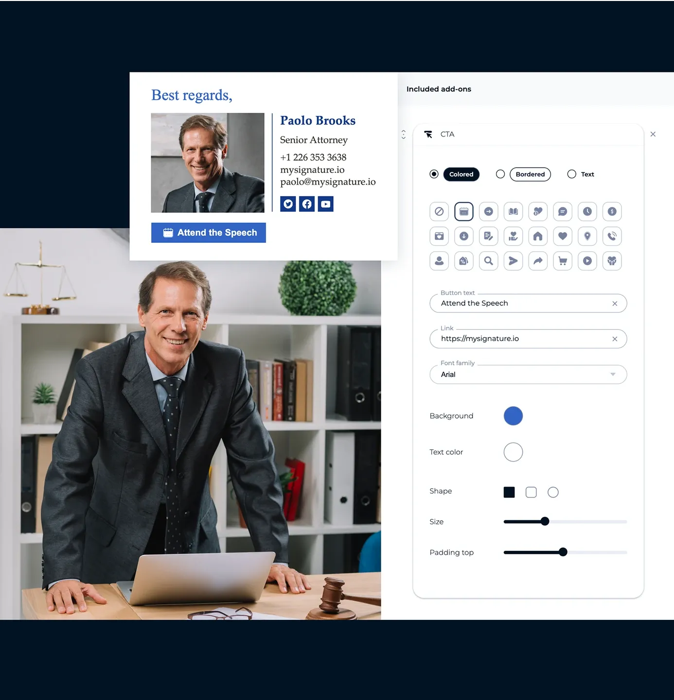 Experiment with calls to action (CTAs) and banners