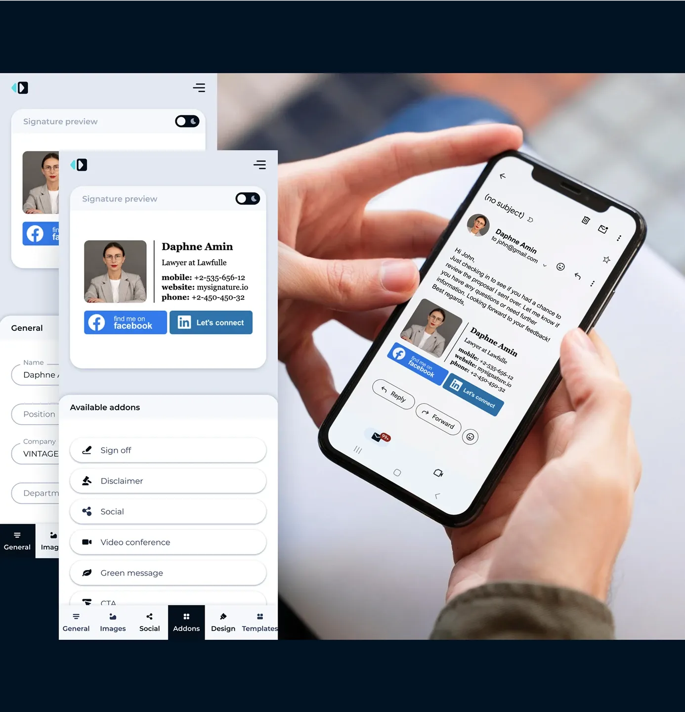 Optimize your signature for mobile