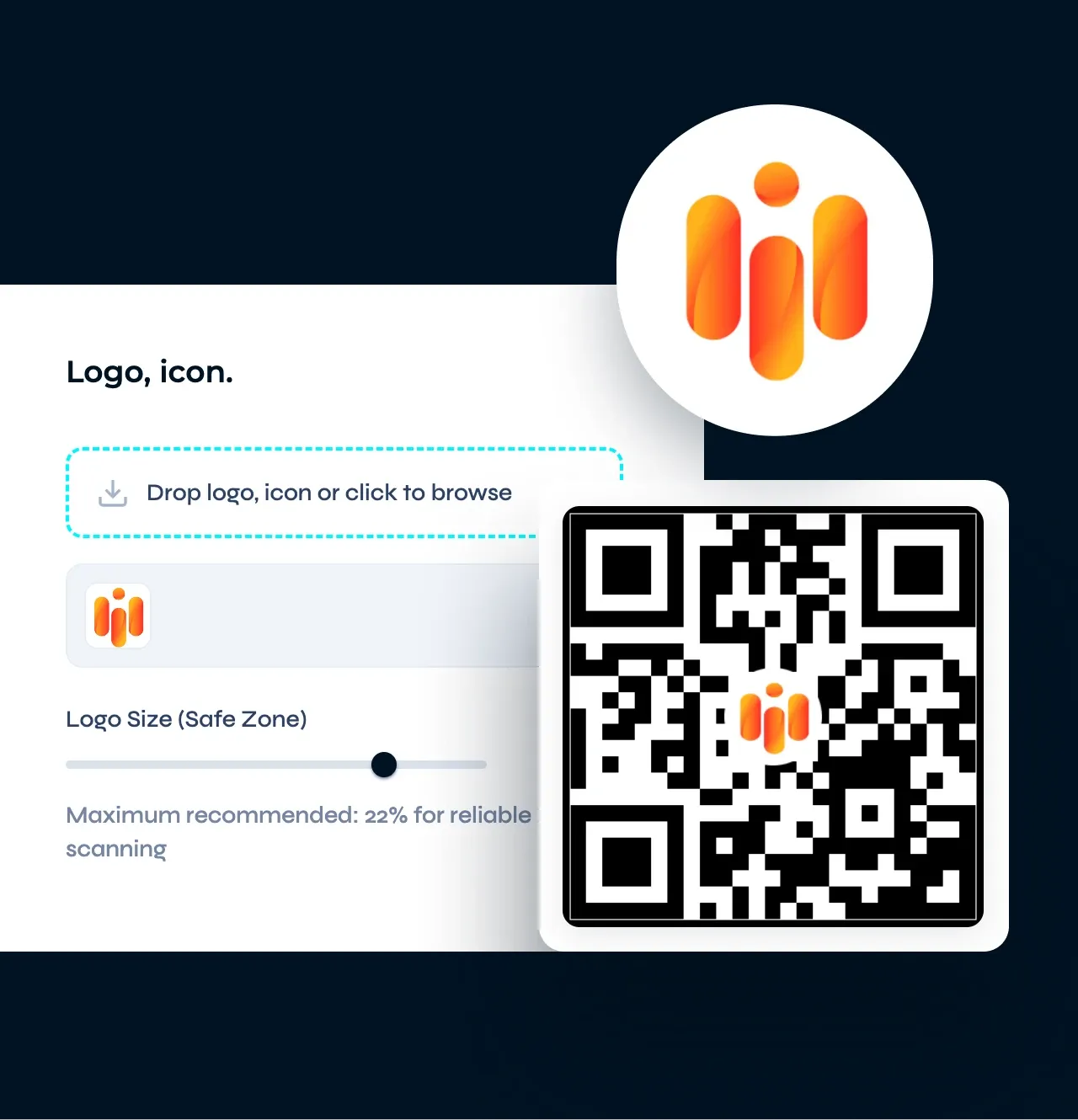 Add a logo to QR code