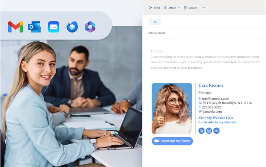 Stand out in your customer’s inboxes with a new email signature
