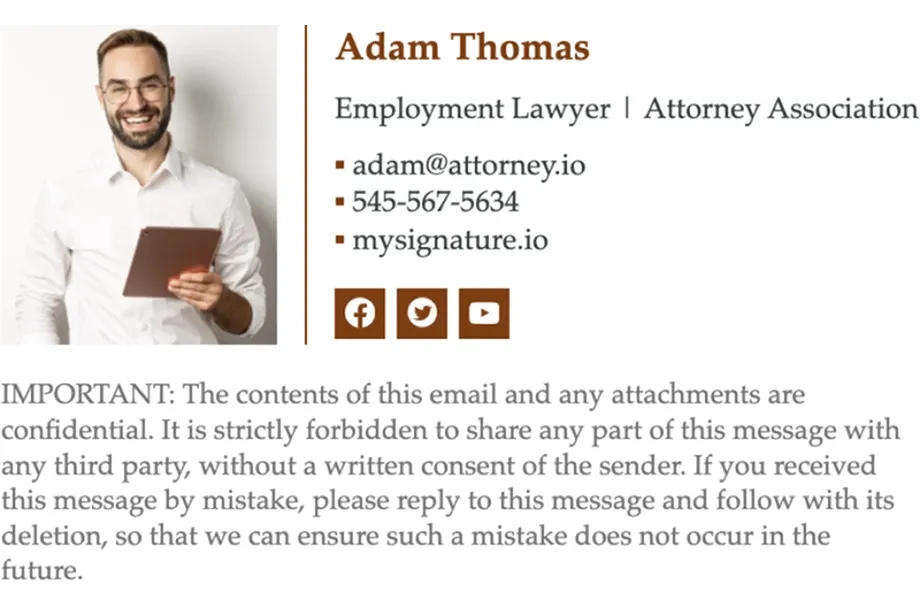 Law firm name