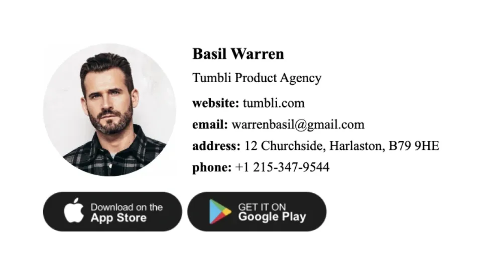 Email signature for business owners