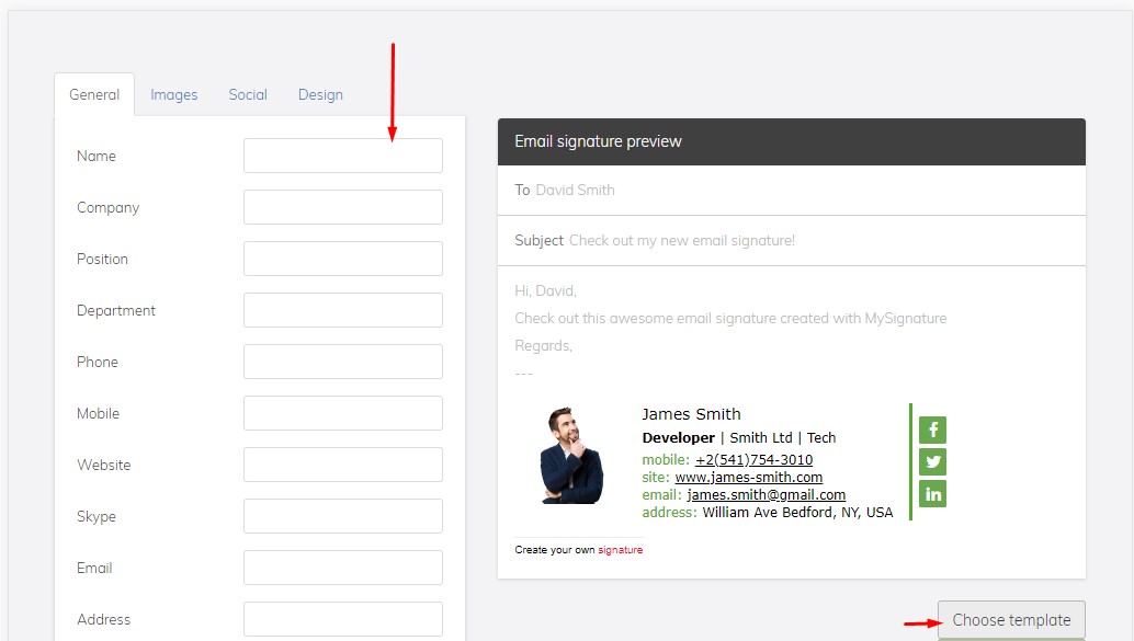 How to Create HTML Email Signature - MySignature