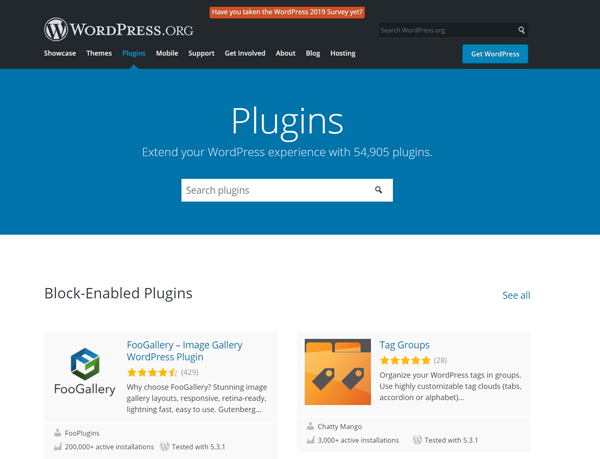 Wordpress plugins