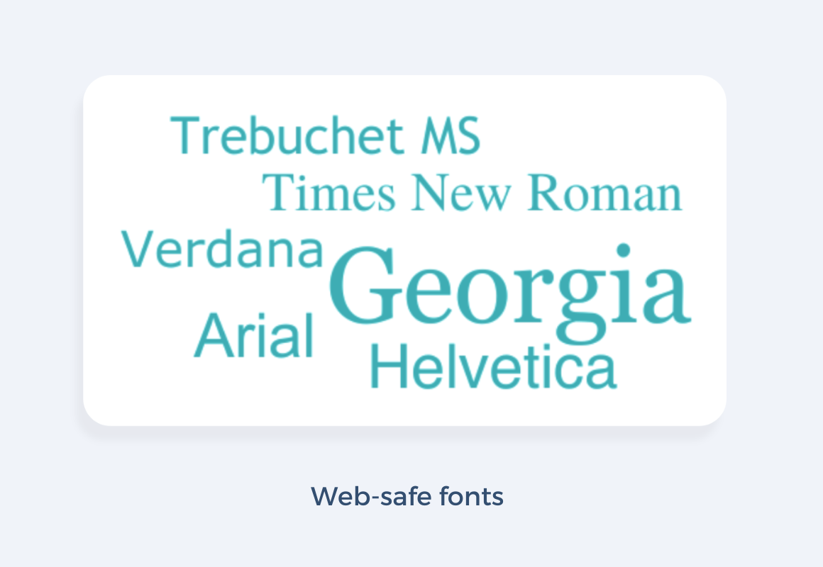 Websafe fonts