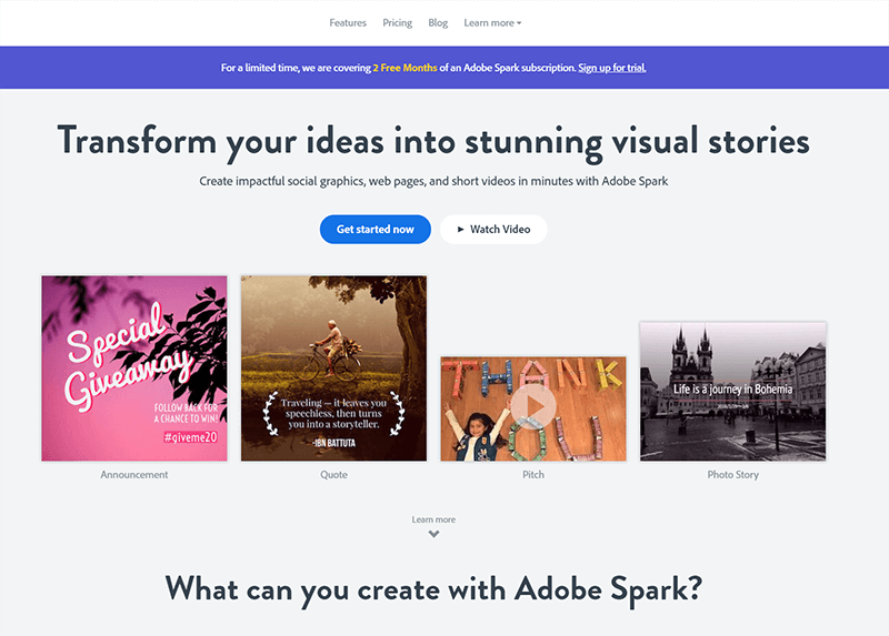 Adobe Spark