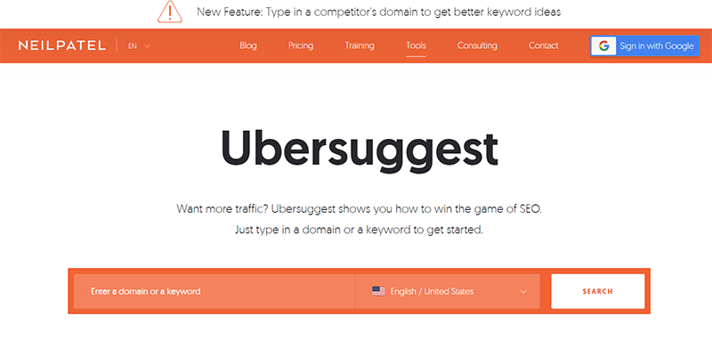 Ubersuggest