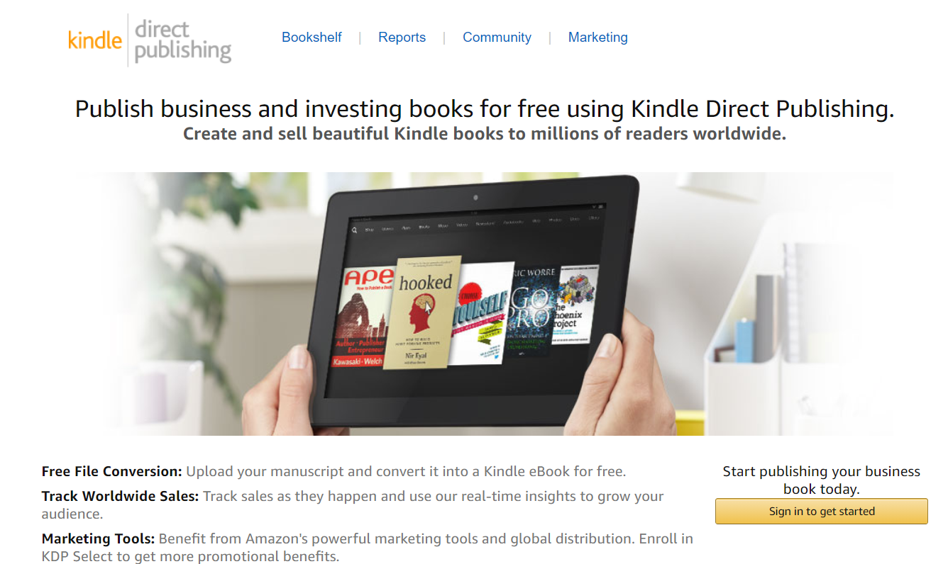 Amazon kindle publishing
