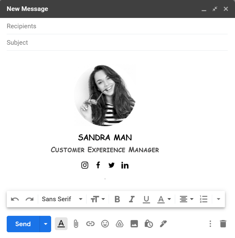 add html code to outlook email signature