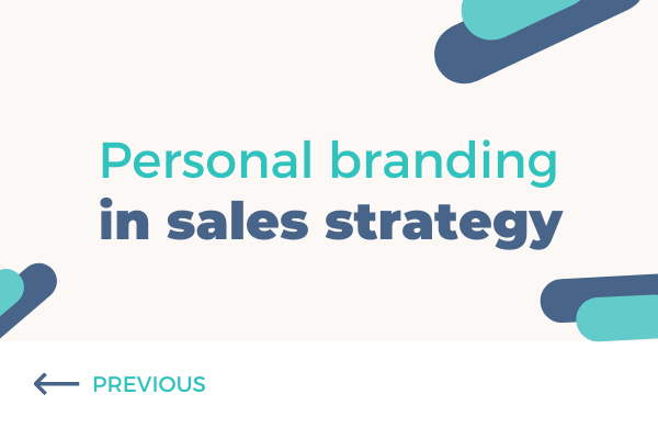 personal branding in sales strategy