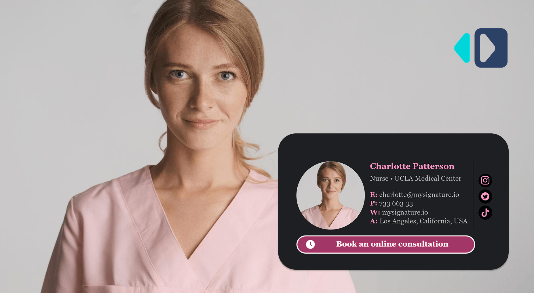 nurse-dark-mode-email-signature