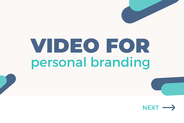 video for personal branding