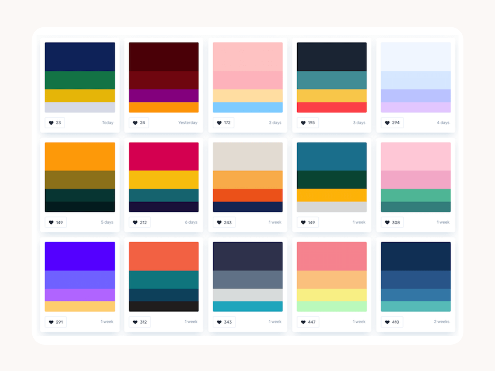 Choose a palette of your brand colors