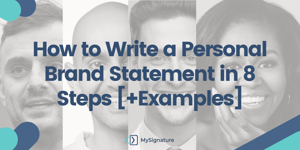 How to Write a Personal Brand Statement in 8 Steps