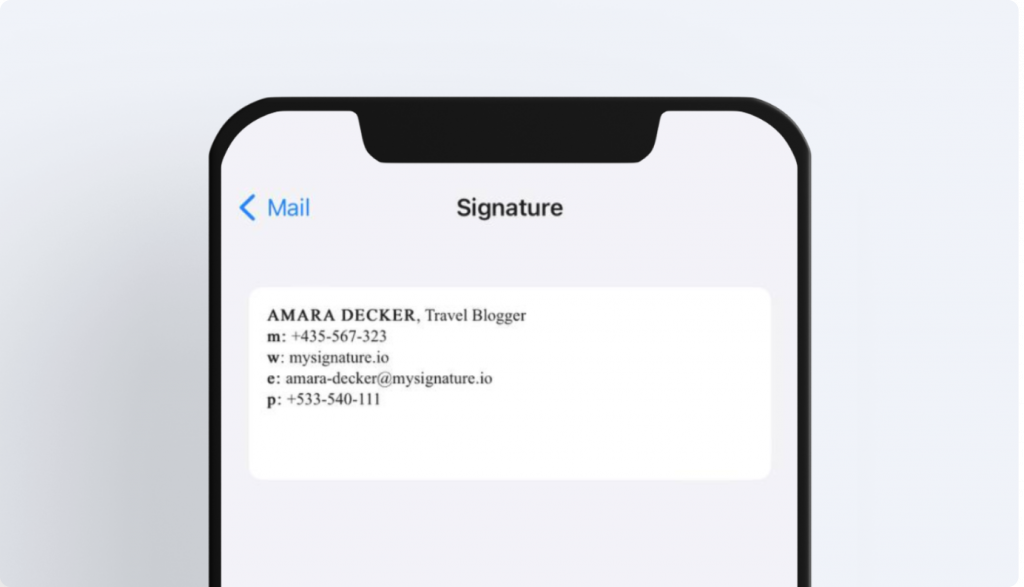 How to Create an iPhone Email Signature + FREE Templates