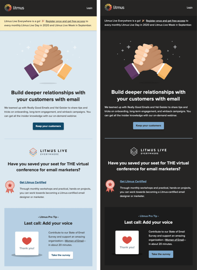 litmus-light-mode-email-vs-dark-mode-email-example-