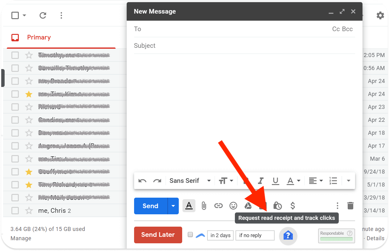 Gmail Read Receipts