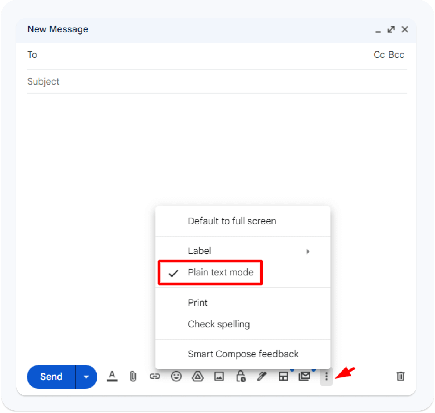 Plain Text Mode Gmail emil signature