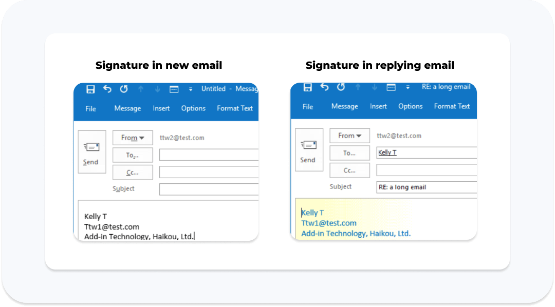 outlook email signature