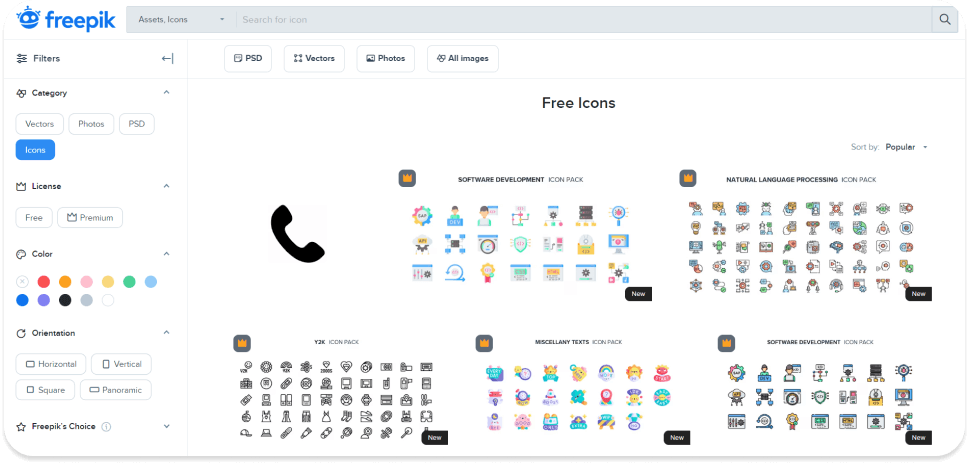 freepik icons