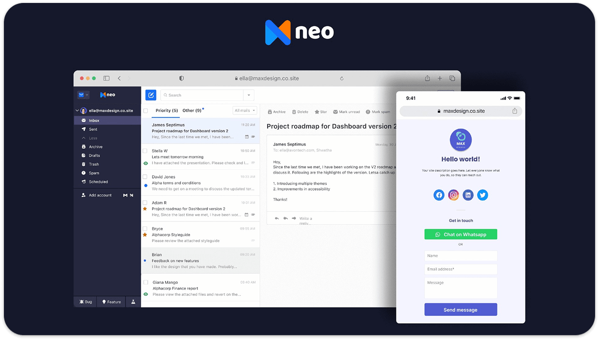 Neo Mail Screenshot