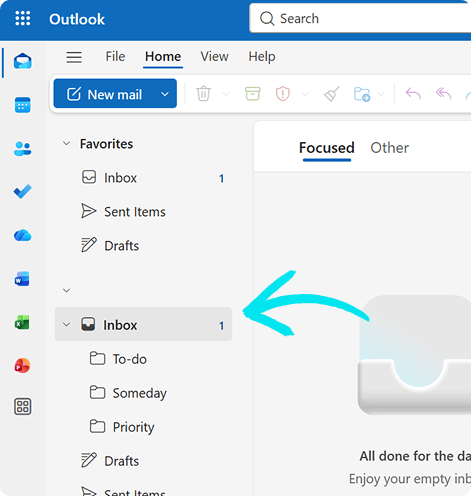 Learn how to create folders in Outlook 365
