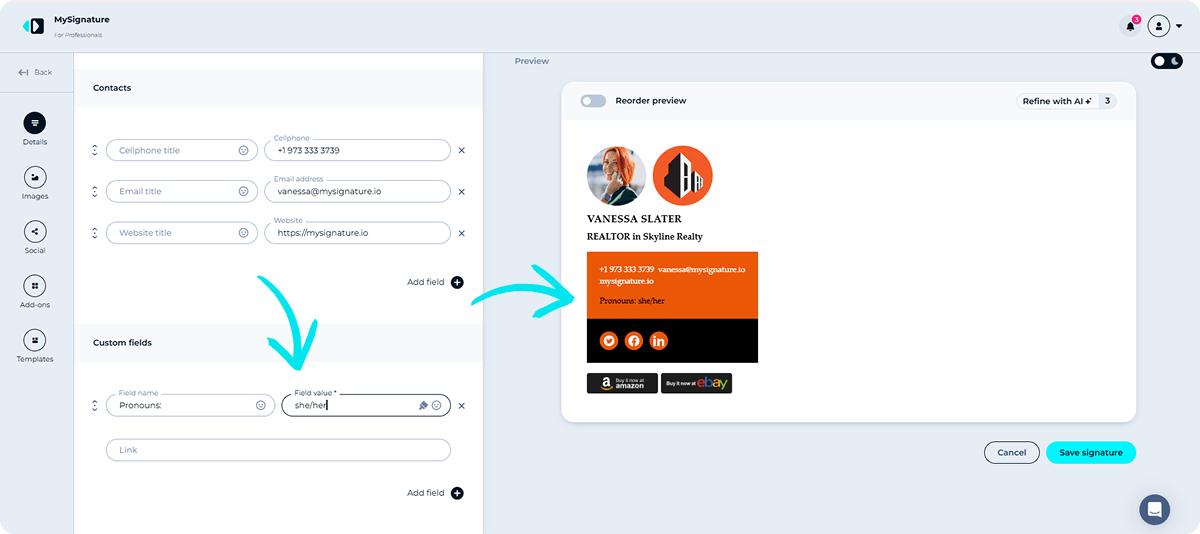 Add Pronouns to your Email Signature