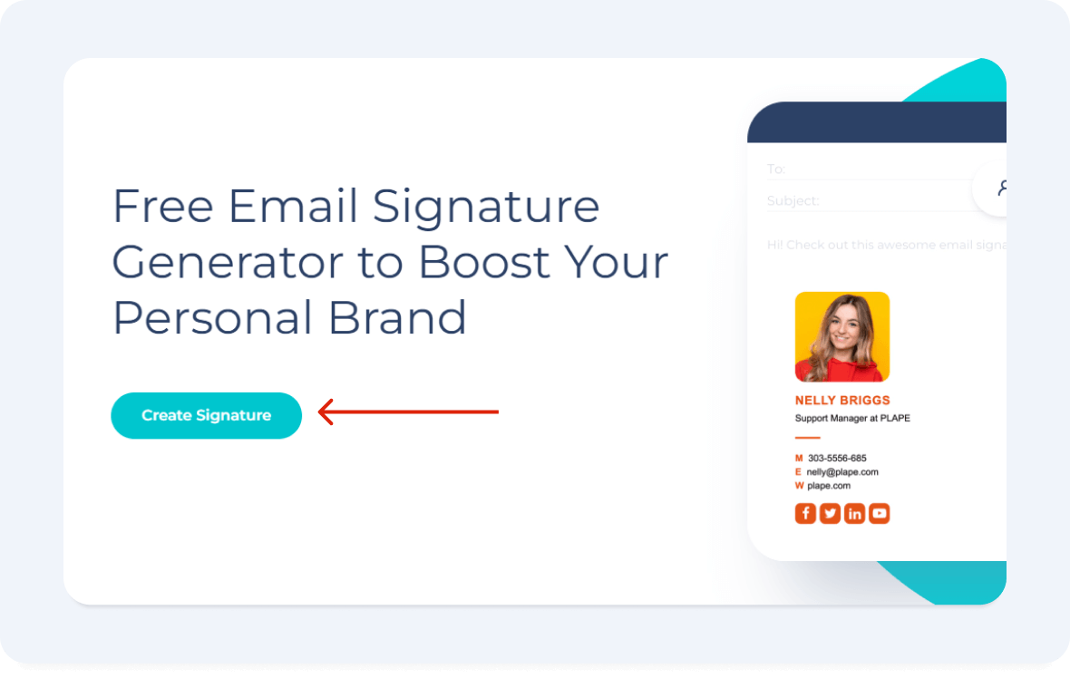 Start creating your signature