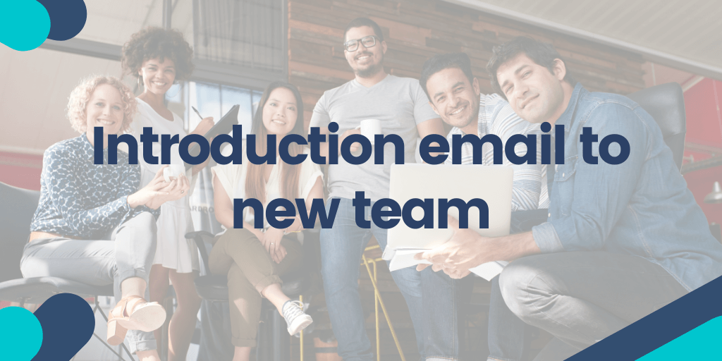 Introduction email to new team