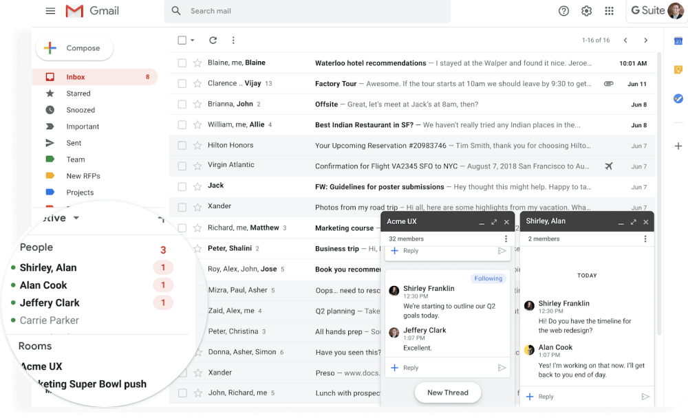 Gmail chat