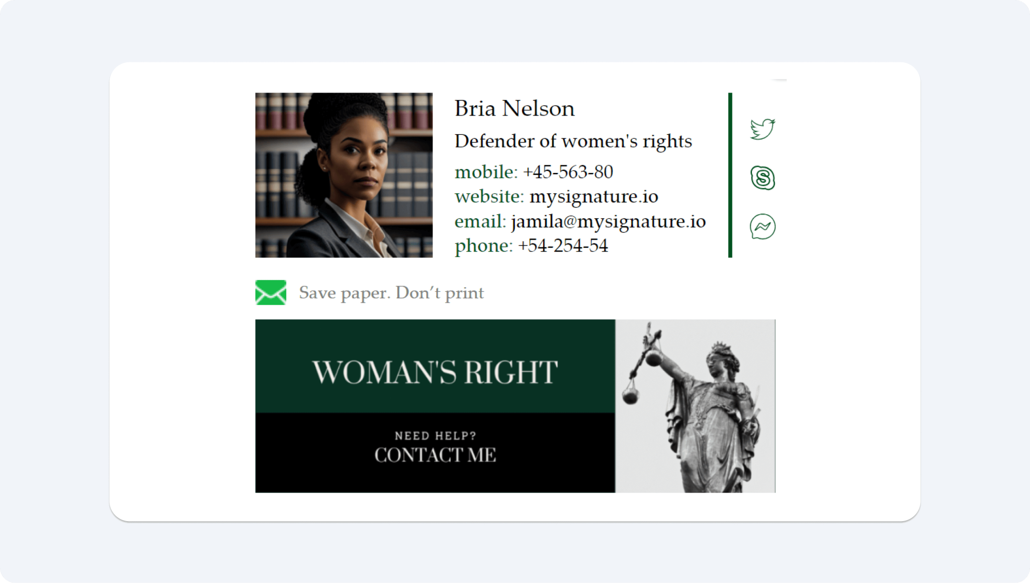 Legal impacts of email signatures: Complying to data protection standards