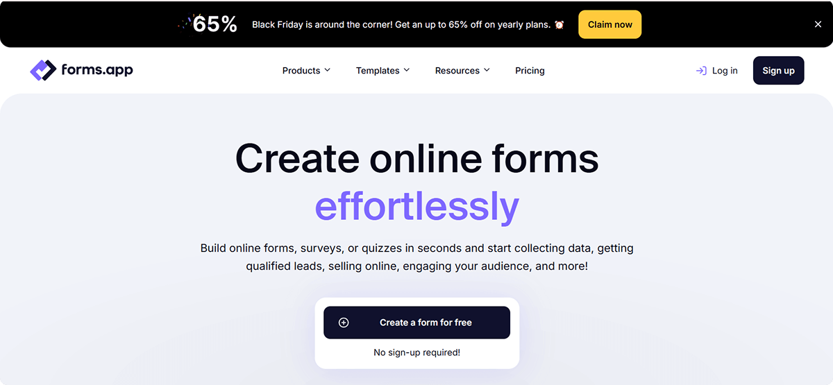 FormsApp Black Friday Deal