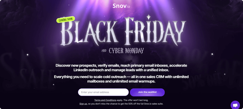 Snov.io  Black Friday Deal