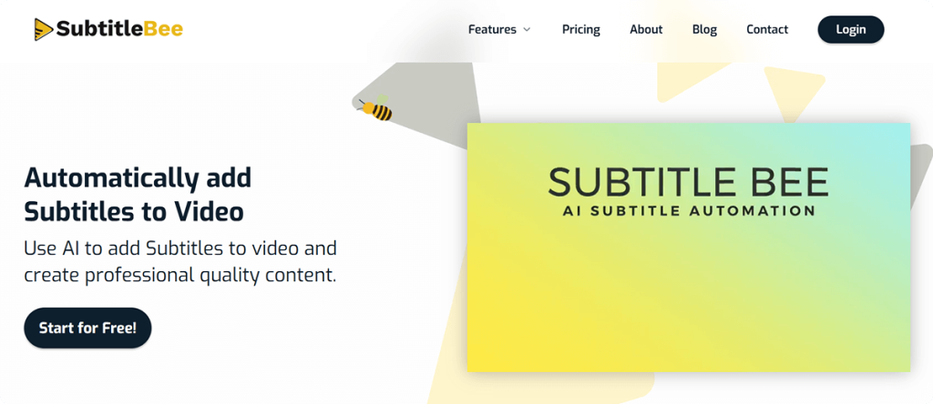SubtitleBee Black Friday Deal